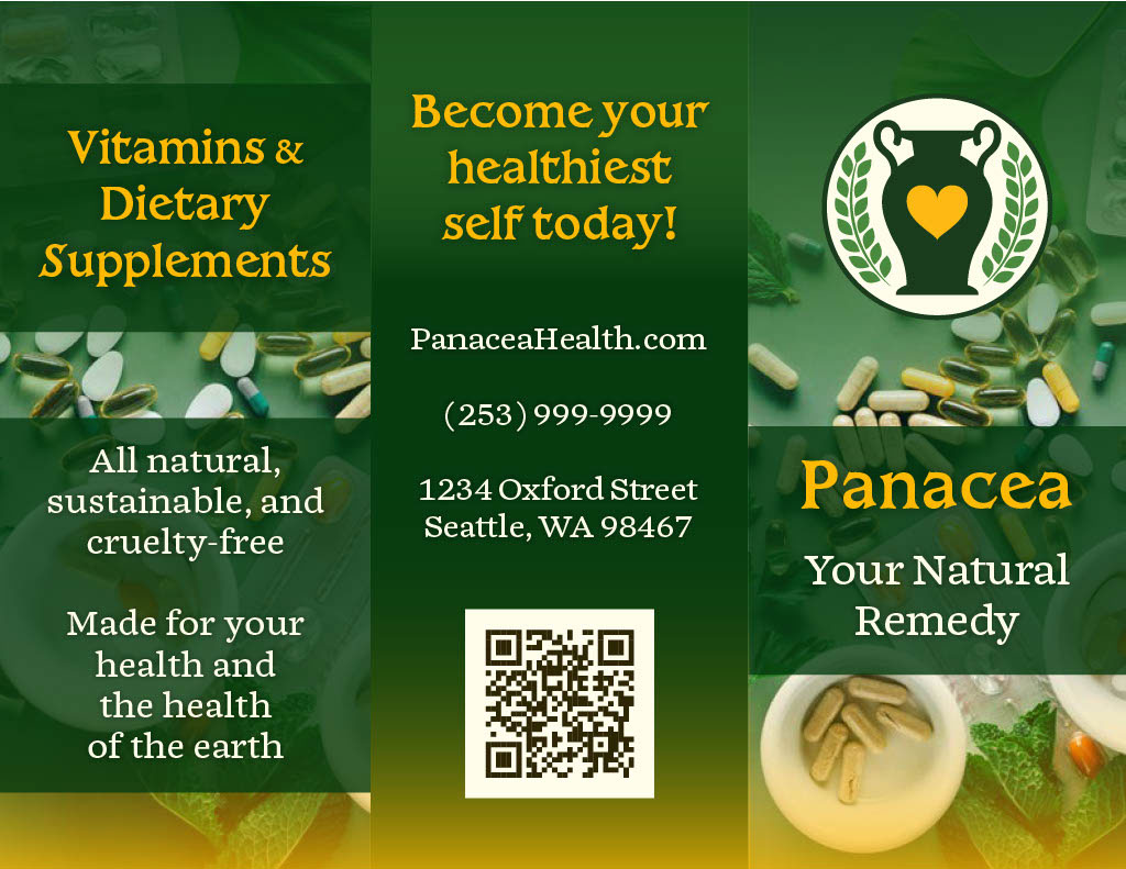 Panacea brochure side 1